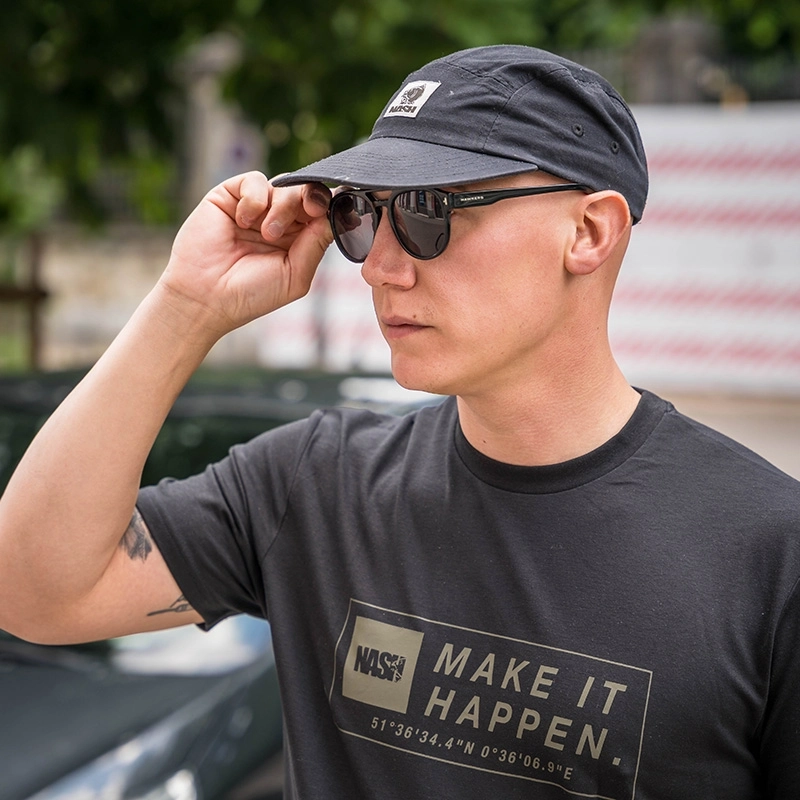 Nash Make It Happen Badge 5 Panel Cap Black